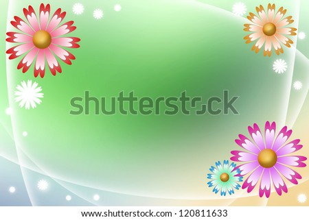 flowers abstract background