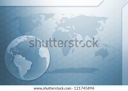 world map abstract background