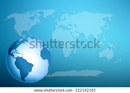 world map abstract background