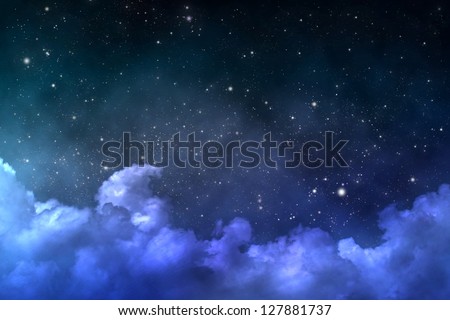 starry space scene