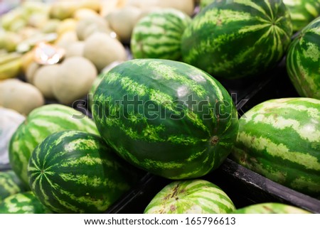 Grocery shop, water melon