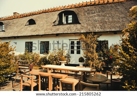 Cute and simple european house in the countryside. Hotel in Dragor, Copenhagen, Denmark.