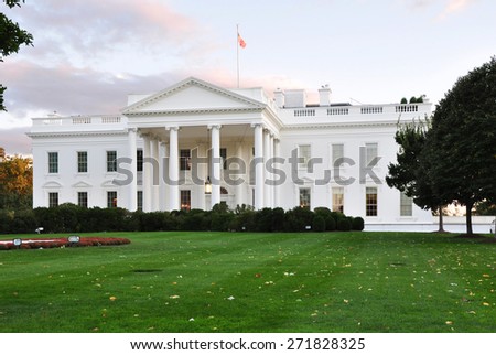 White House in Washington, DC, USA.