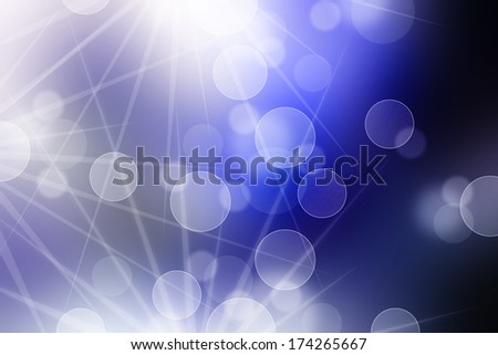 Blue blurred background and Blue abstract background with ray.