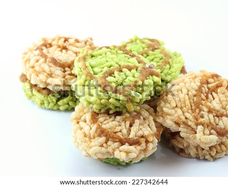 Thai\'s Rice cracker or rice biscuits.