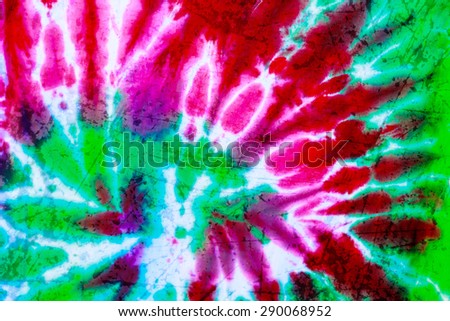 Creative double exposure Grung texture with tie dye textile