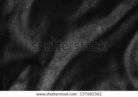 black leather surface texture