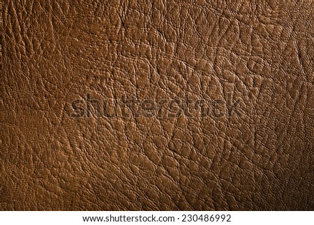 brown genuine cow leather texture