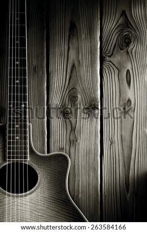 western guitar vintage image