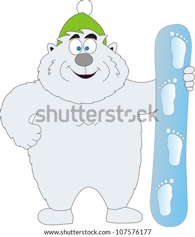 Cartoon Yeti