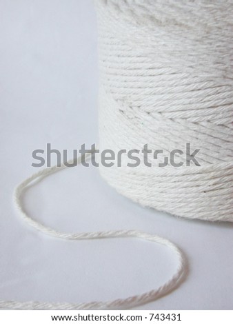 twine with white background