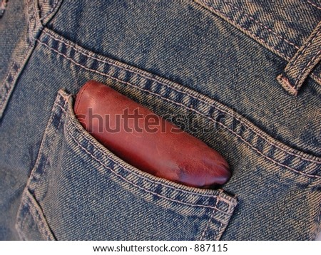 wallet in back pocket of jeans