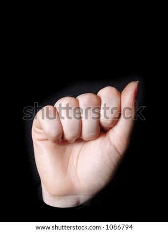 letters of the alphabet in sign language. stock photo : alphabet letter