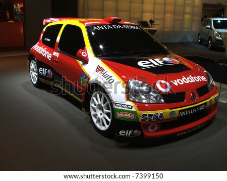 stock photo Renault Clio Rally Car renault rally