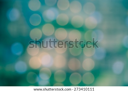 Bokeh Blur defocused of circle light abstract background