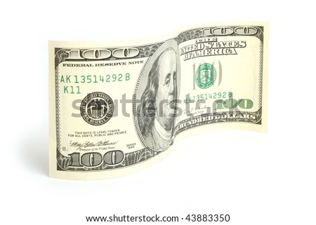 dollar bill background. stock photo : Hundred dollar