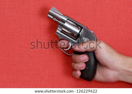 Revolver Gun in hand