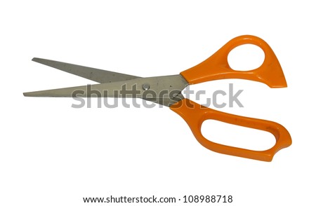 Orange Scissors