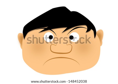 Cartoon Face Frown Emoticons Stock Photo 148452038 : Shutterstock