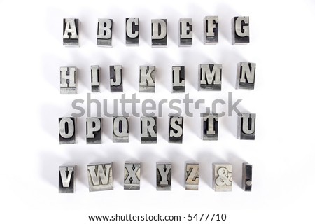 Alphabet Box Letters