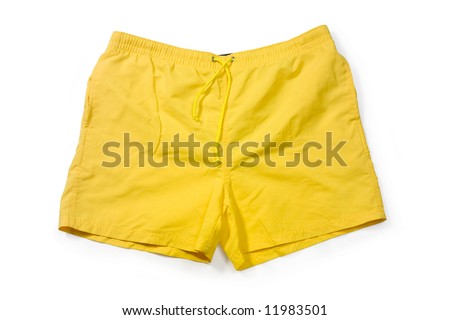Yellow Swimming Trunks