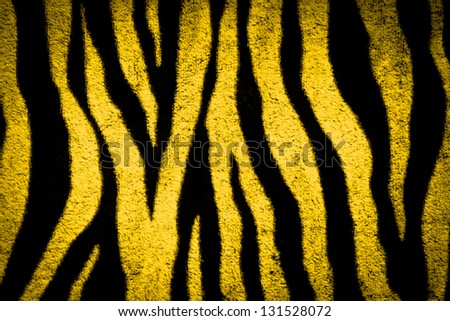 tiger leather texture background with black and yellow colors