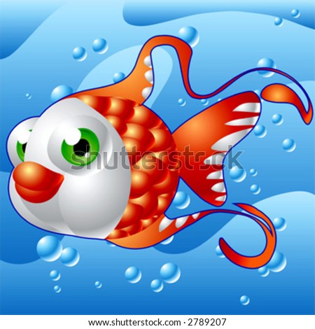 Fish     on Red Fish Under Sea Stock Vector 2789207   Shutterstock