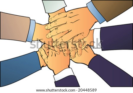 shaking hands clipart. stock vector : vector clip art