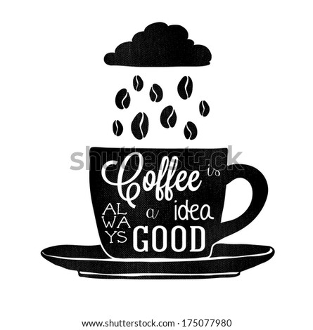 Coffee cup poster Coffee cup poster