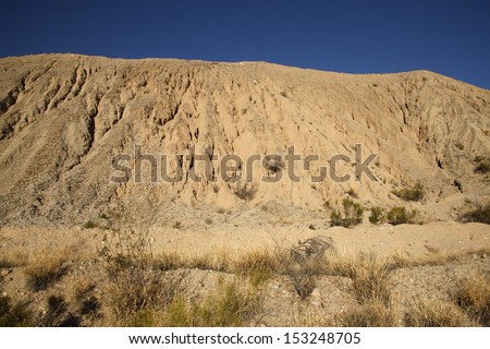 Slag heap from copper mine works, Green Valley, Arizona, USA