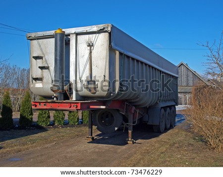 Hard truck aluminum trailer, without the truck