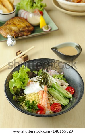 Japanese Cold Noodles Salad