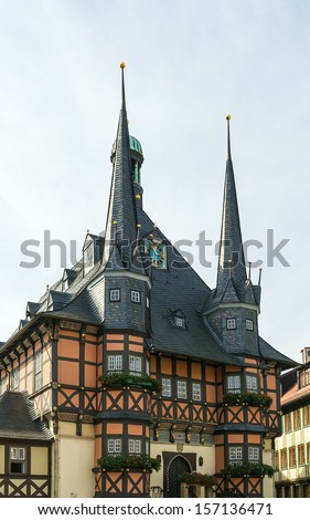 The town hall Ã?Â¢?? one of the most known monuments of architecture in Germany, is a symbol to Wernigerode