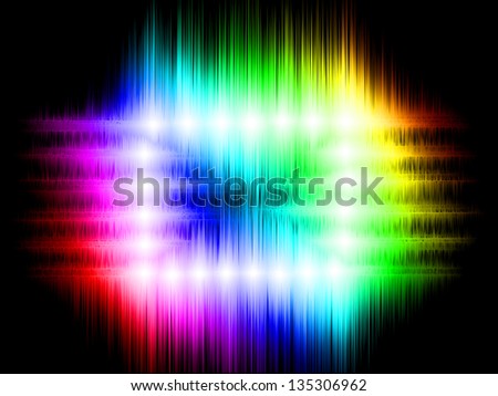 Rainbow abstract design
