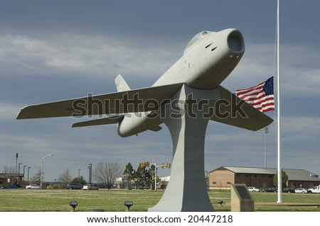 korean War jet monument