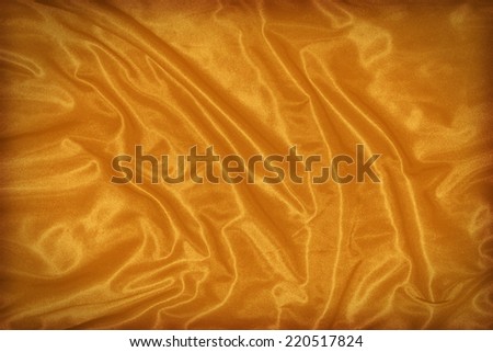 Orange flag pattern on the fabric texture ,vintage style