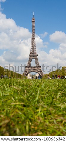 Eiffel Tower Paris, a different perspective