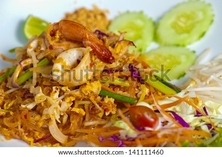 Pat Thai,Popular food,spicy.