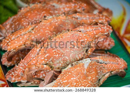 Sea food ,fresh crab