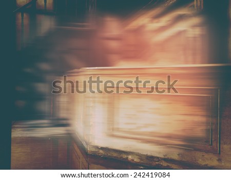 Western vintage saloon blurred pink abstraction