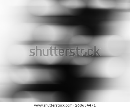 Horizontal vivid black and white bokeh business abstraction background backdrop