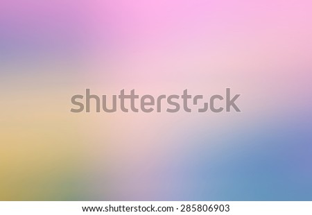Horizontal pale colorful bokeh background backdrop