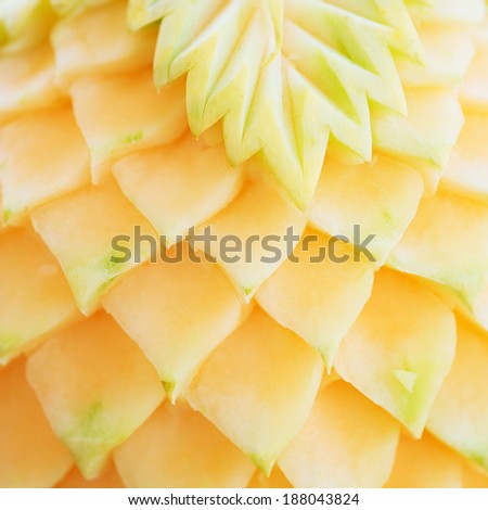 the melon carve from Thailand