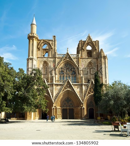 St.Nicholas Cathedral converted in Lala Mustafa Pasha mosque in Famagusta North Cyprus St.Nicholas Cathedral converted in Lala Mustafa Pasha mosque in Famagusta North Cyprus