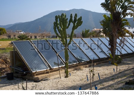 Environmental project for home solar power energy battery plant ,Cyprus