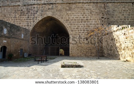 The Rivettina Bastion- Land gate of ancient fortification of Famagusta,North Cyprus