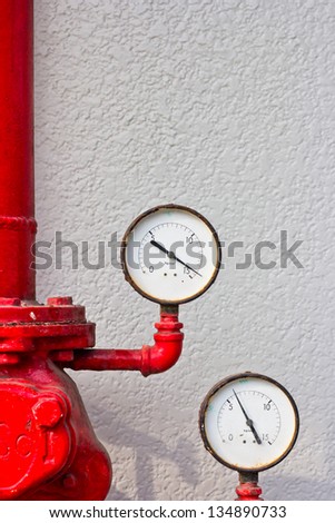 pumping and valve controls on a pumper firetruck.