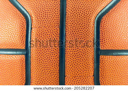Close up basketball  background