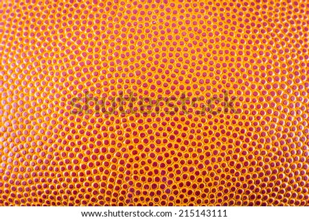 Basketball ball detail leather surface texture background