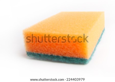 cleaning sponge for economic work and washer dishes